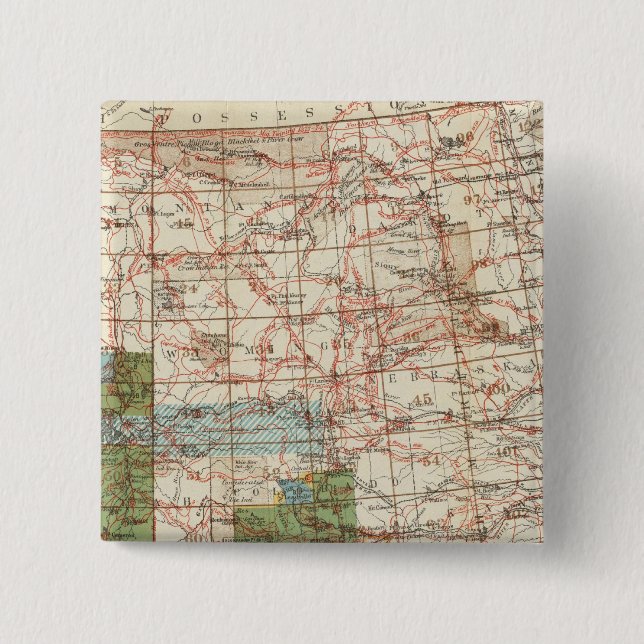 1880 Progress Karta of the US Geographical Surveys Knapp (Framsida)