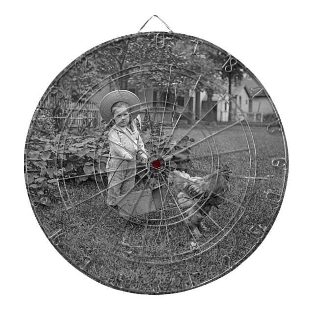 1880's Adful Girl and Tupp Cart in Garden Piltavla (Framsidan)