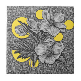 1881 Repro för Sherwin- och bomullstillverkare Kakelplatta