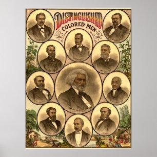 1883 distingerade kulöra manaraffisch poster