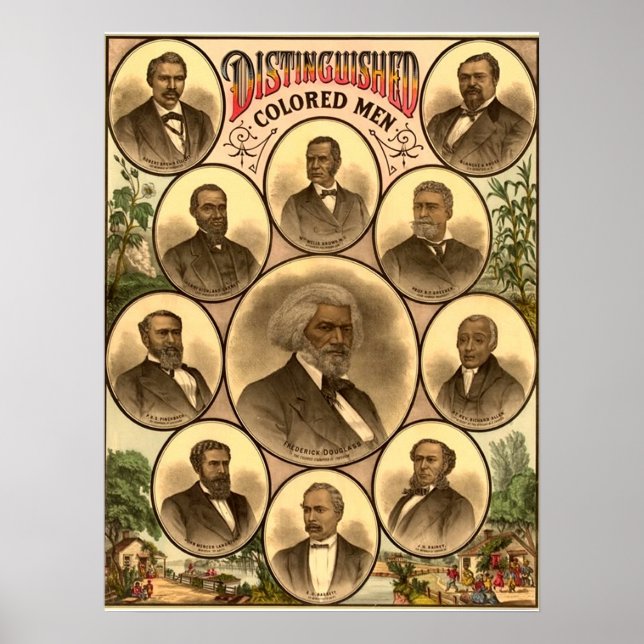 1883 Manar Poster separat Färgad (Framsidan)