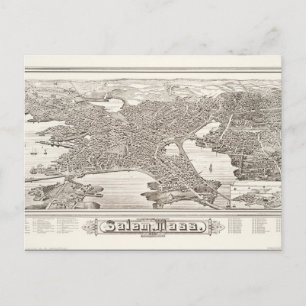 1883 Salem Karta vykort