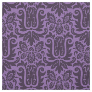 1885 Damask, Mauveine Lila Tyg