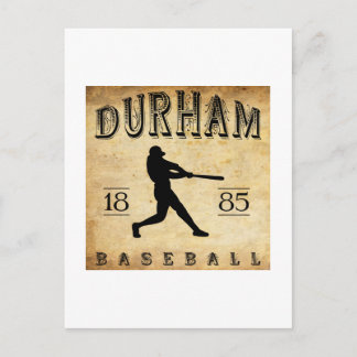 1885 Durham North Carolina Baseball Vykort