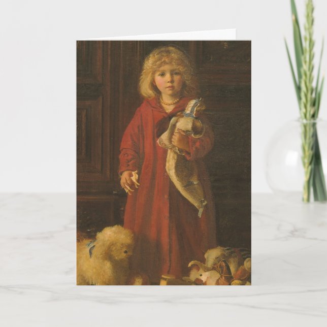 1885 Julförmidmålning av Mansel Lewis Kort (Framsida)