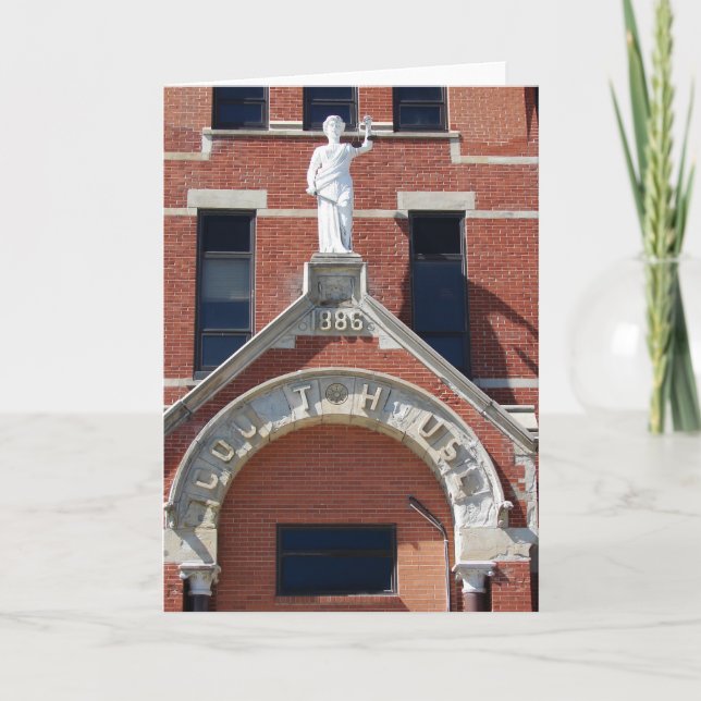 1886 Domstolens hus Kort (Framsida)