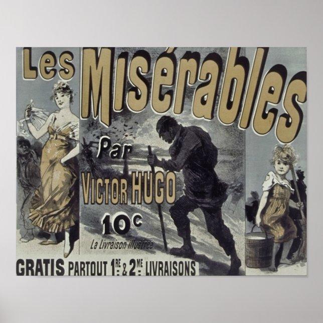 1886 Les Miserables Poster (Framsidan)