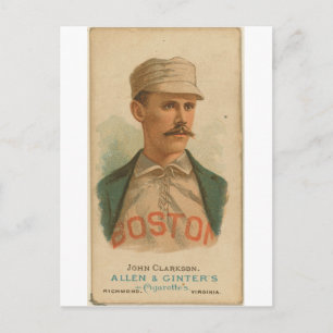 1887 John Clarkson Boston Beaneaters Vykort