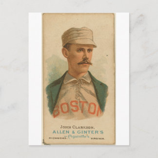 1887 John Clarkson Boston Beaneaters Vykort