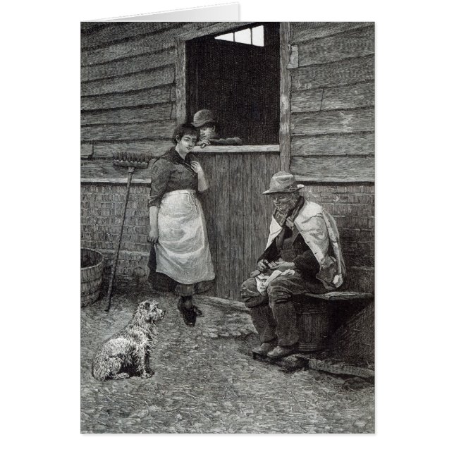 1888, 1888 HÄLSNINGSKORT (Framsidan)