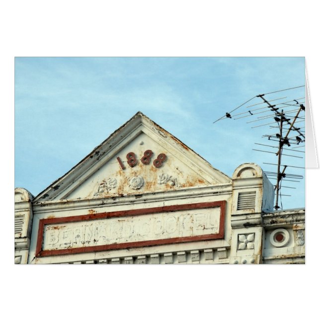 1888 HÄLSNINGSKORT (Framsidan Horizontal)