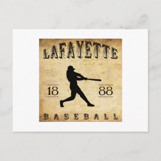 1888 Lafayette Indiana Baseball Vykort