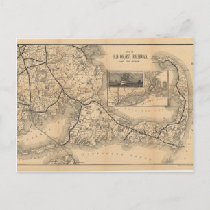 1888_Old_Colony_Railroad_Cape_Cod_karta Vykort
