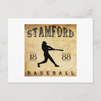 1888 Stamford Connecticut Baseboll Vykort