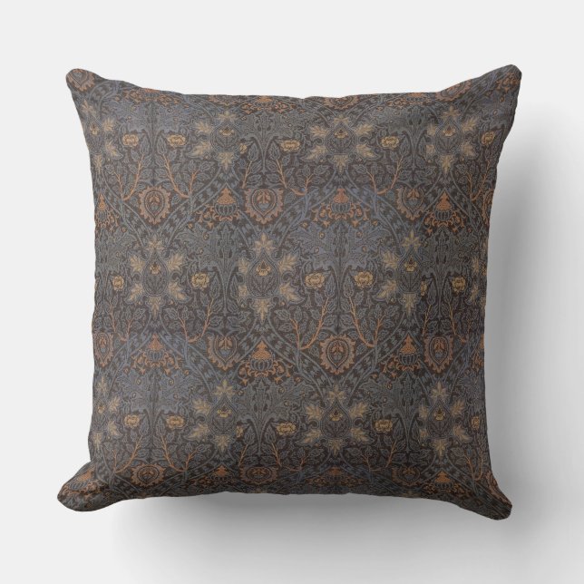 1888 Vintage William Morris Ispahan Kudde (Framsida)