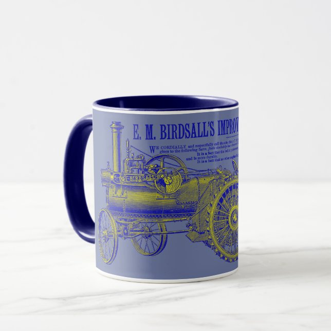1889 Birdsall's Steam Traction Farm Mugg (Framsida vänster)