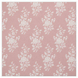 1889 Blommigt, Rosa Tyg