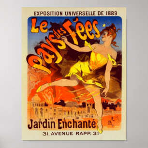 1889 Exposition Uninverselle - World's Fair Poster