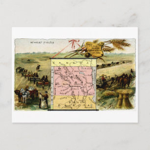 1889 North Dakota Vykort