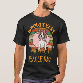 188 Världens bästa Beagle Pappa T Shirt