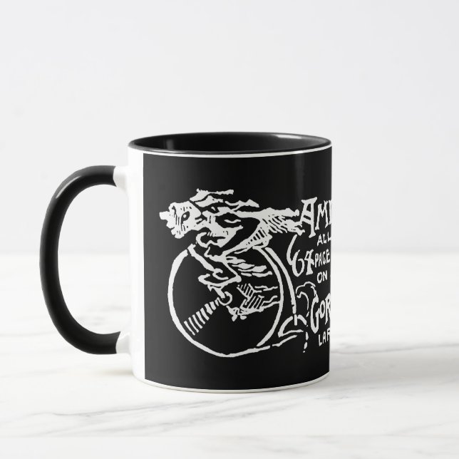 1890 amerikanska cyklar mugg (Vänster)