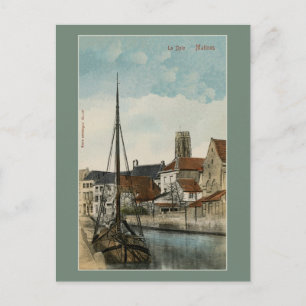 1890 Mechelen Malines Dyle Floden Vykort