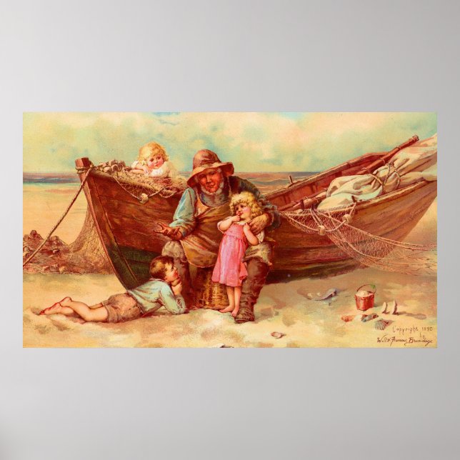 1890 när jag var ledare - Will and Frances Brundag Poster (Framsidan)