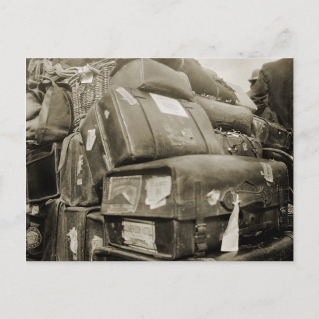 1890:S RESETEAMSTER WAGON SUITCASE VYKORT (Framsida)