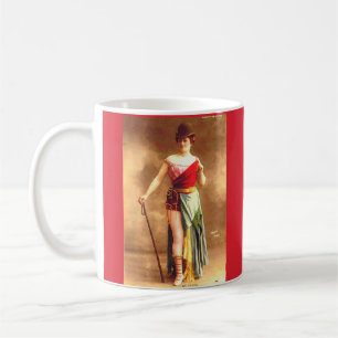 1890-talet De Clercq entertainer vid Casino de Par Kaffemugg