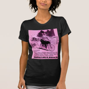 1890-talets cykel och racycle tee shirt