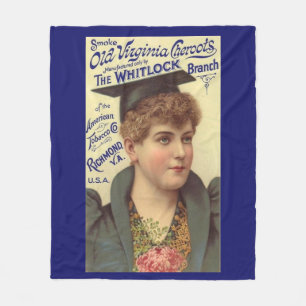 1890-talets Gamla Virginia Cheroots och Fleecefilt
