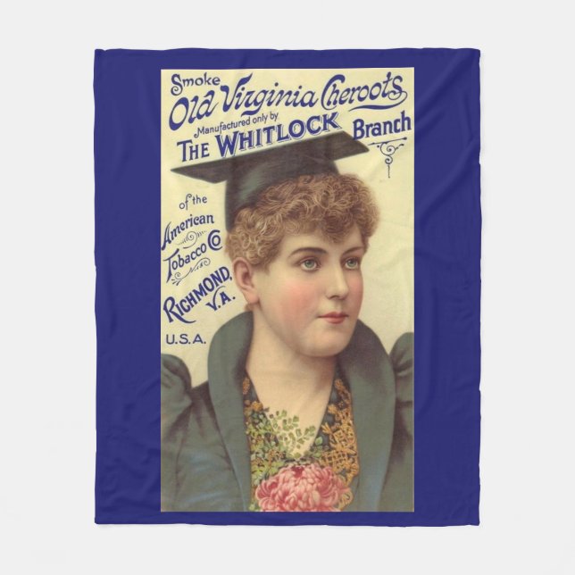 1890-talets Gamla Virginia Cheroots och Fleecefilt (Framsidan)