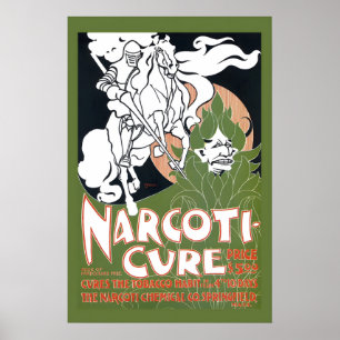 1890-talets Narkotikakur - Botar Tobaksvanan! Poster