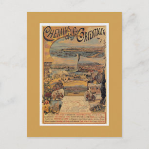 1890-talets orientaliska järnvägar till Konstantin Vykort