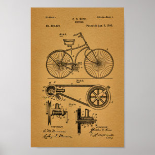 1890-Vintagars utskrift av konsthantverk Poster