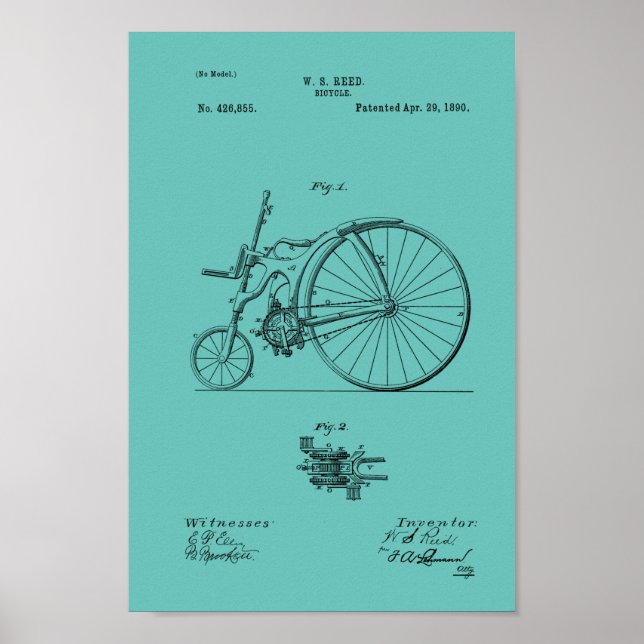 1890-Vintagens skrivarkorrigering Poster (Framsidan)