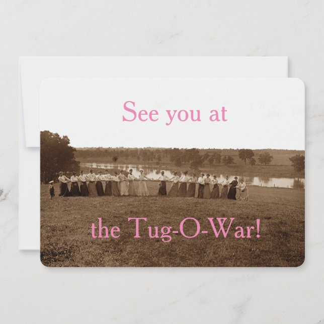 1890's Women Woman Tug-O-Krig Fox River Elgin IL (Framsida)