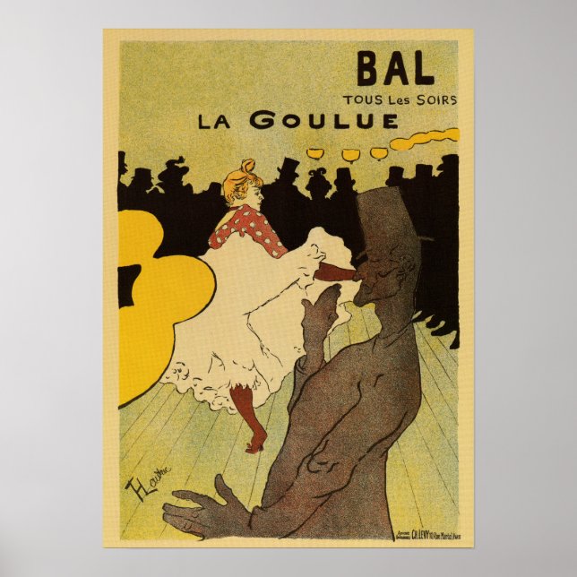 1891 Toulouse Lautrec Poster (Framsidan)