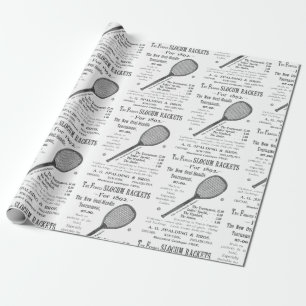 1892 Tennis Racquet Gräsmatta Tennis Sports Sport Presentpapper