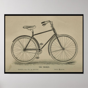 1892-Vintagars turistcykelmagasin och Poster