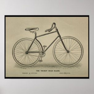 1892-Vintagars turistcykelmagasin och Poster