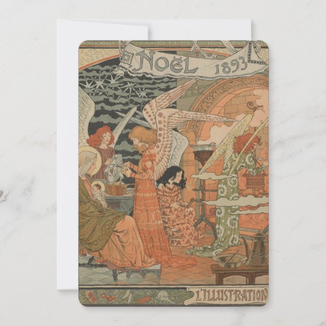 1893 års julkort, nol 1893 julkort (Framsida)