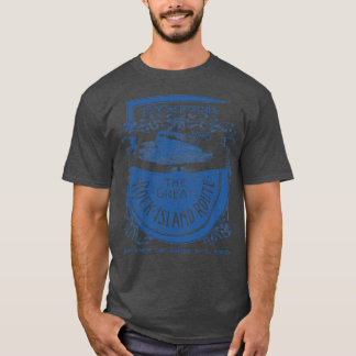 1893 Sten Island Railroad to California T Shirt