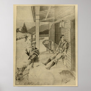 1894 Vintage - professionell cykelutskrift Poster