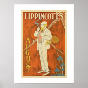 1895 års tidskrift i Lippincott Poster