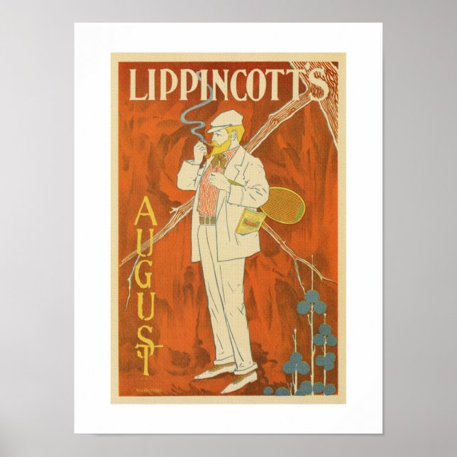 1895 års tidskrift i Lippincott Poster (Framsidan)