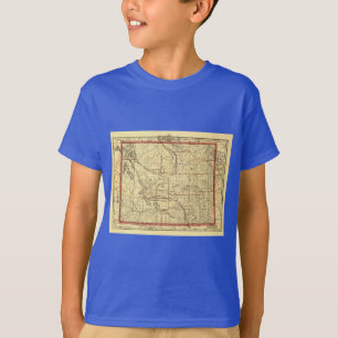 1895 Wyoming Karta T-shirt
