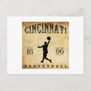 1896 Cincinnati Ohio Basketball Vykort
