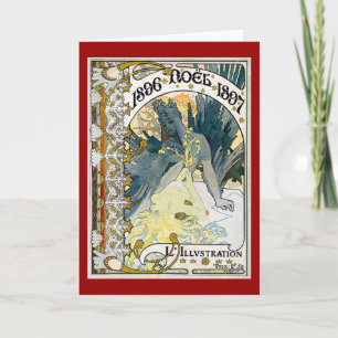 1896 NOEL 1897 Alphonse Maria Mucha Kort