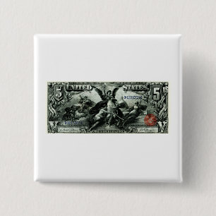 1896 US fem dollar silvercertifikat Knapp